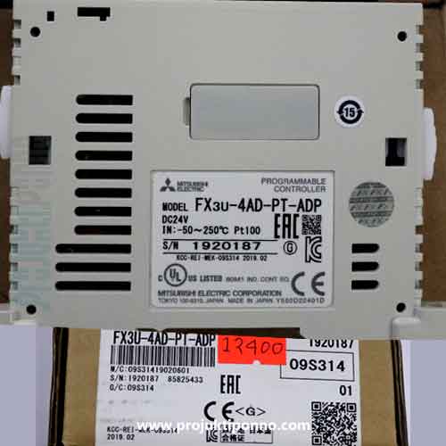 Mitsubishi FX3U analóg bővítőmodul